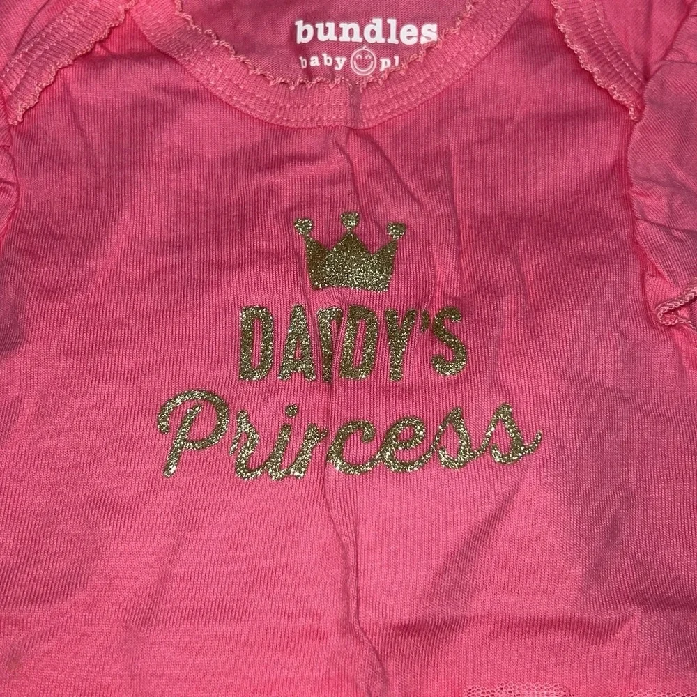 Bundle Of 7 Baby Girls One‎ Piece Outfits Bodysuit 3-6M Tutu Hearts Love Rainbow